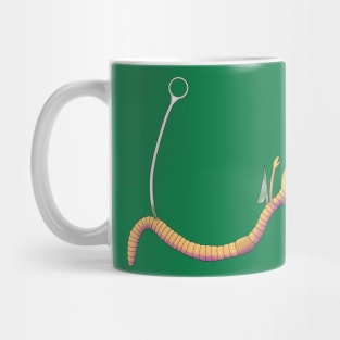 Fishing worm Mug